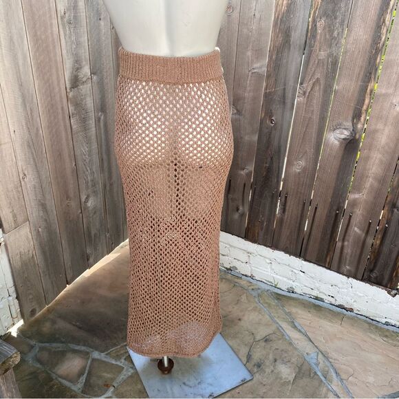 MONDAY SWIMWEAR CAPE MAY SKIRT - HUSK CROCHET size small - Picture 9 of 12
